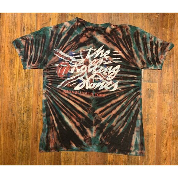 The Rolling Stones Tee Tour Music Band Concert Rock Tongue Shirt HANDMADE Merch - Picture 2 of 3